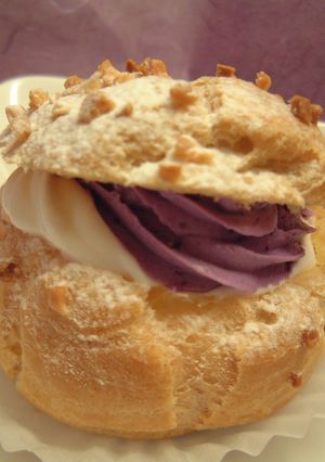 紫いものシュークリーム-レシピのメイン写真