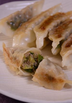 しゃくし菜ぎょうざ-レシピのメイン写真