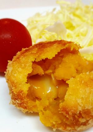 我が家のかぼちゃチーズコロッケ-レシピのメイン写真