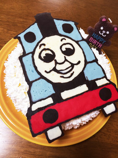 簡単☆トーマスデコチョコケーキ♡-レシピのメイン写真