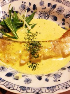 鱈のレモン風味のカレークリームソース☆-レシピのメイン写真