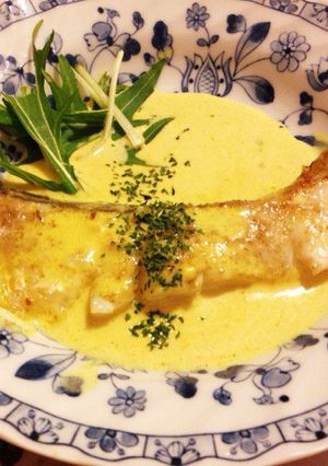 鱈のレモン風味のカレークリームソース☆-レシピのメイン写真