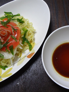 スモークサーモンの冷やし中華-レシピのメイン写真
