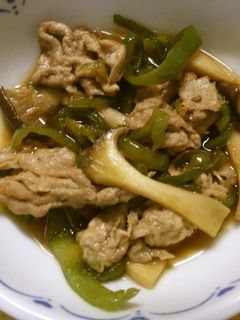 簡単 豚肉 ピーマン エリンギの 炒め物-レシピのメイン写真