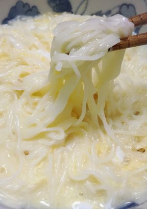 10分で♡とろ〜りかきたまにゅうめん-レシピのメイン写真