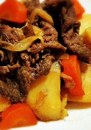 シンプル☆我が家の肉じゃが-レシピのメイン写真