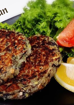 無塩料理☆根菜と乾物のふんわりハンバーグ-レシピのメイン写真