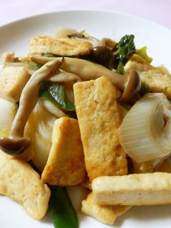 ねぎと豆腐の焼肉風炒め-レシピのメイン写真
