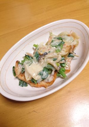 鳥むね肉の野菜入りホワイトソース-レシピのメイン写真