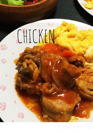 惚れられチキントマト煮-レシピのメイン写真