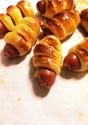 余ったパイシートで作るソーセージパイ-レシピのメイン写真