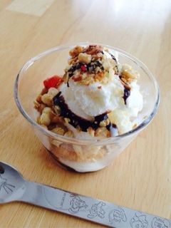 チョコとフルグラのパフェ-レシピのメイン写真