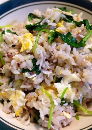 しらすと三つ葉のゴマ風味チャーハン-レシピのメイン写真