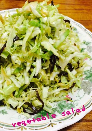 キャベツ(白菜)の塩昆布サラダ-レシピのメイン写真