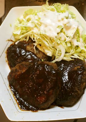 冷凍豆腐とお肉のふんわり素敵なハンバーグ-レシピのメイン写真