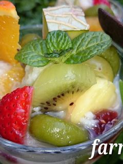 マクロビレシピ・抹茶白玉の甘酒パフェ-レシピのメイン写真