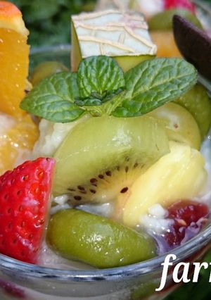 マクロビレシピ・抹茶白玉の甘酒パフェ-レシピのメイン写真