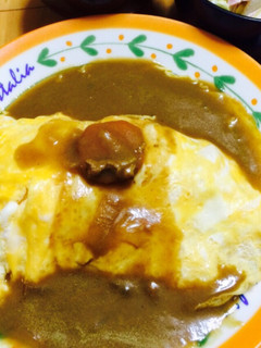 簡単!カレーオムライス-レシピのメイン写真