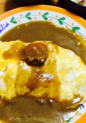 簡単！カレーオムライス-レシピのメイン写真
