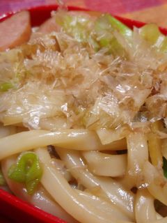 大葉にんにく醤油de焼きうどん-レシピのメイン写真