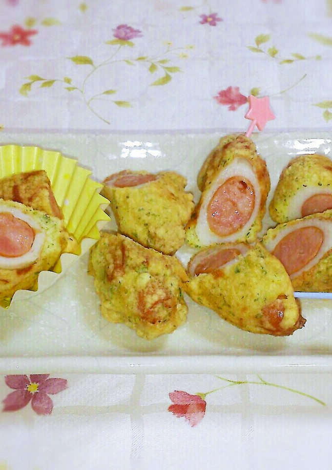 ごてあらポーinちくわの磯辺揚げ♪-レシピのメイン写真