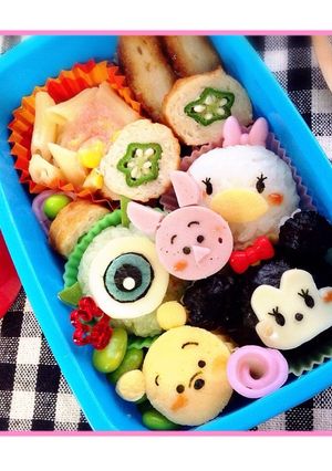 ディズニー ツムツム キャラ弁♡-レシピのメイン写真