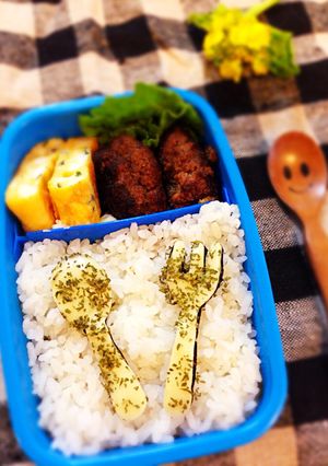 ご飯をポン♡漏れ知らずなカレーライス弁当-レシピのメイン写真