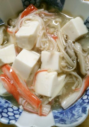 簡単早い！　豆腐　カニカマの　塩あんかけ-レシピのメイン写真