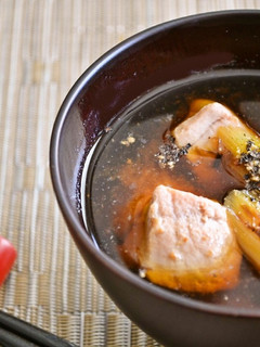 ねぎま味噌汁 黒こしょうで大人の味-レシピのメイン写真