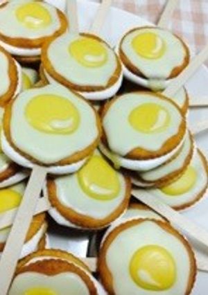 目玉焼き風マシュマロサンド-レシピのメイン写真