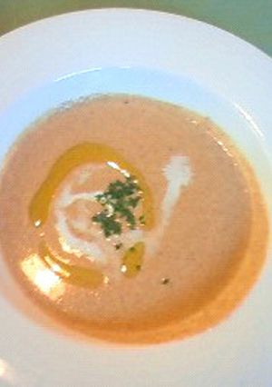 あぶらえ（エゴマ）と飛騨葱のスープ-レシピのメイン写真