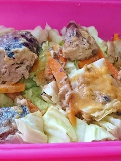 さば缶でちゃんちゃん風レンジ蒸し-レシピのメイン写真
