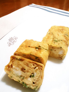蕪の葉で卵焼き-レシピのメイン写真