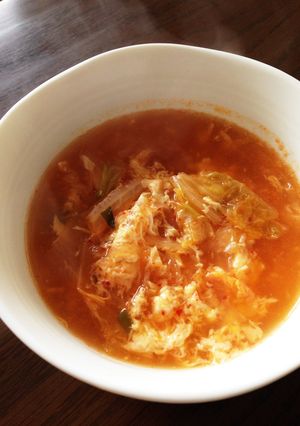 5分で完成！絶品キムチスープ-レシピのメイン写真