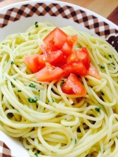 大葉とトマトのジェノベーゼパスタ-レシピのメイン写真