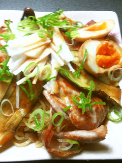 なすと豚肉の冷やし中華-レシピのメイン写真