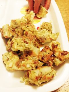 ママと1歳児の納豆お好み焼きランチ☆-レシピのメイン写真