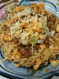 栄養満点!納豆サラダ乗せ冷やし中華-レシピのメイン写真