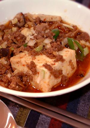 韓流◎豆腐とひき肉のピリ辛煮-レシピのメイン写真