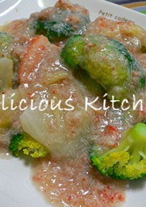 ブロッコリーと白菜のカニあんかけ-レシピのメイン写真