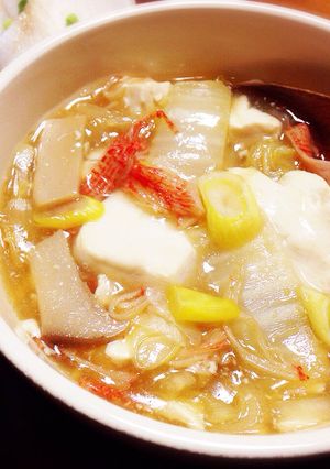 カラダ温まる一品♡白菜&豆腐あんかけ-レシピのメイン写真