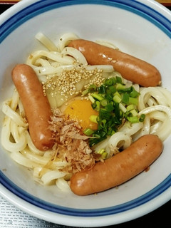 簡単!ごてあらポーで釜玉うどん-レシピのメイン写真