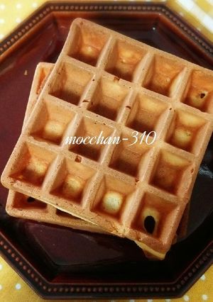 ワッフル＊アメリカン サクサク泡立要らず-レシピのメイン写真