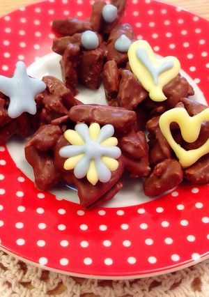 バレンタイン♪子供が作れるロックチョコ♪-レシピのメイン写真