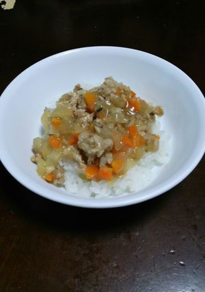 幼児食 あんかけ丼 大人１人+子ども１人-レシピのメイン写真