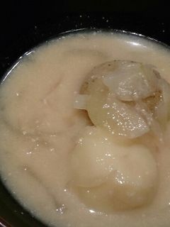 ♪新じゃがのお味噌汁-レシピのメイン写真