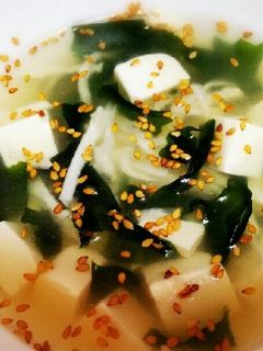 簡単!切干大根とワカメのスープ-レシピのメイン写真