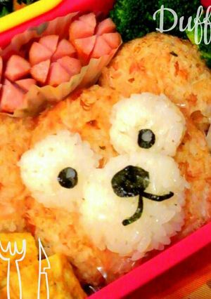 ダッフィー☆キャラ弁-レシピのメイン写真