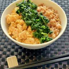 รูปของ 甘すぎない濃すぎない三色丼