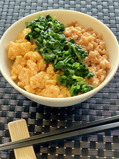 甘すぎない濃すぎない三色丼-レシピのメイン写真